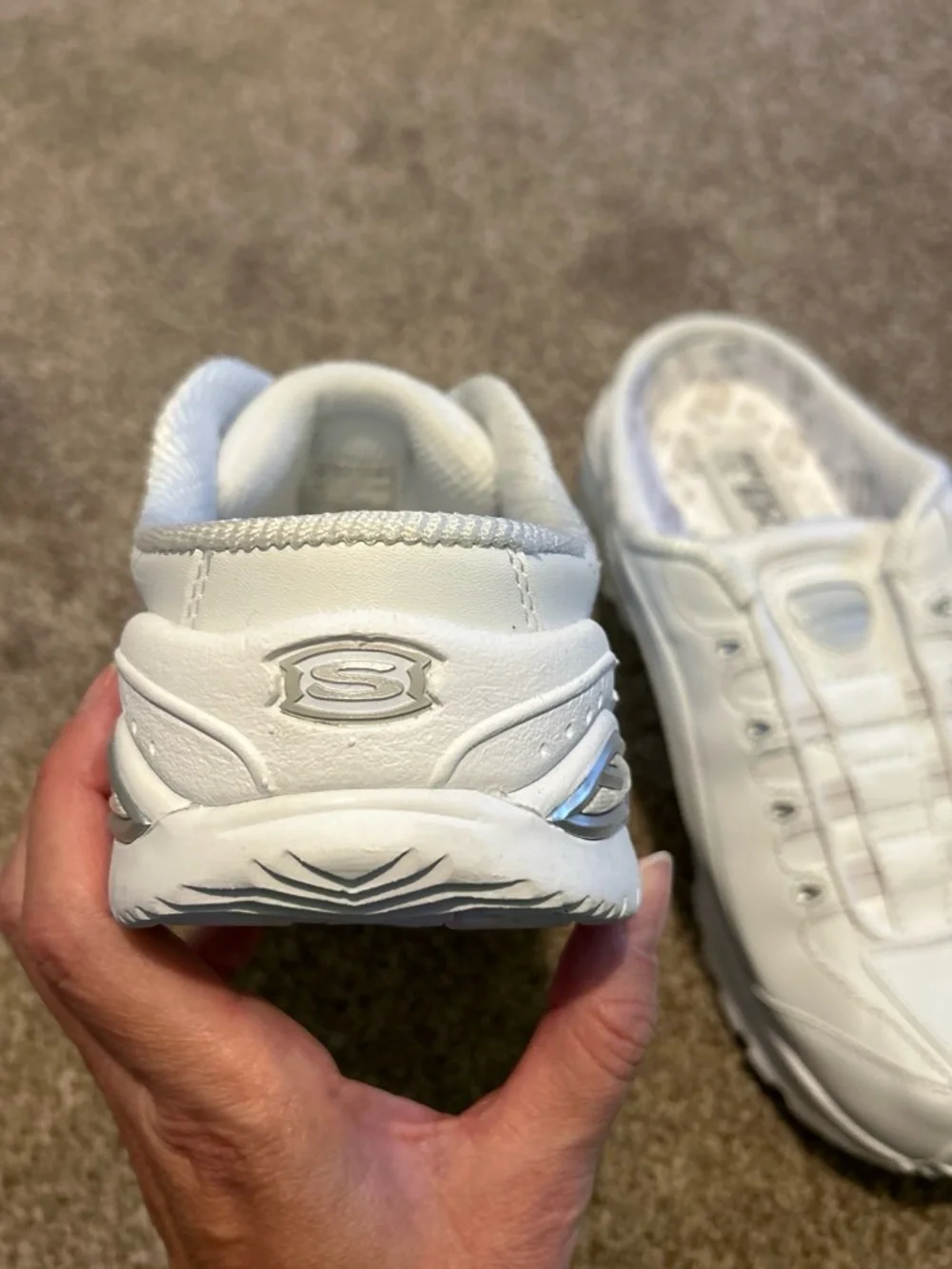 Skechers Women’s White Slip-On